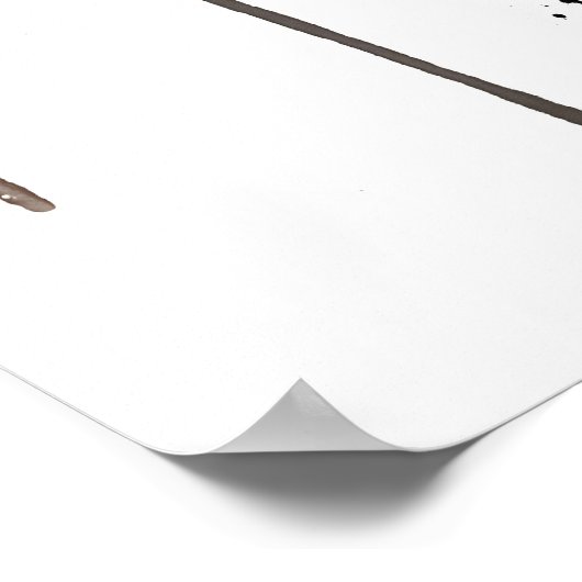 Kunstprint Zeewanddecoratie 'Pijlrog' Poster (Hoek)