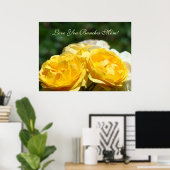 Kunstprinten Rozen Poster (Thuiskantoor)