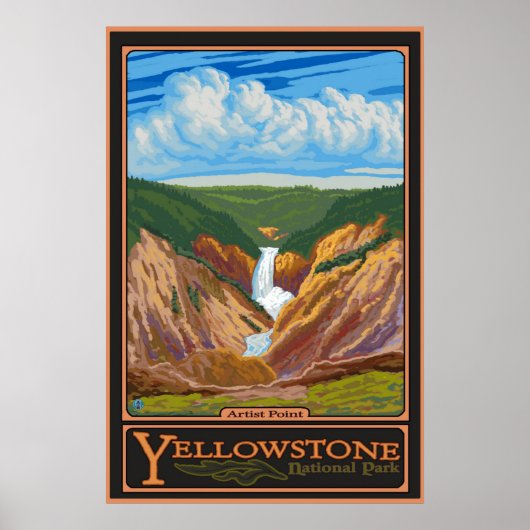 Kunstpunt - Yellowstone Nat'l Park Poster (Voorkant)
