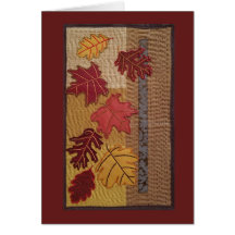 Kunstquilt "Falling Leaves"