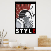 kunstrevolutie poster (Keuken)