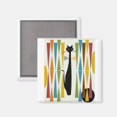 Kunstscat 2 midden-oosten magneet (Voorkant / Achterkant)