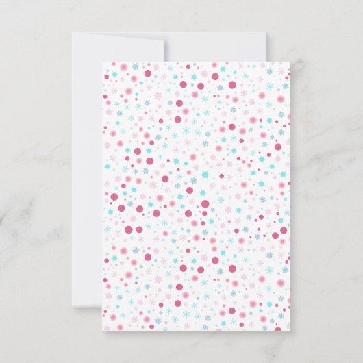 Kunstschaatsen 14e verjaardag Party uitnodiging (Achterkant)