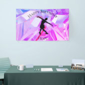 Kunstschaatsen Happy Birthday Banner (Beurs)