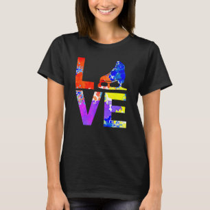 Kunstschaatsen Hockey IJsschaatsen Schaatsenrijder T-shirt