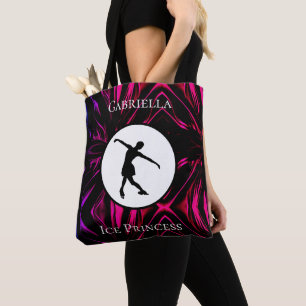 Kunstschaatsen "Ice Princess" gepersonaliseerd Tas