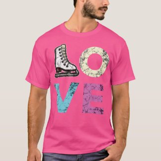 Kunstschaatsen Liefhebben Voor IJsschaatsmeisjes T-shirt