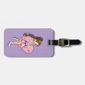 Kunstschaatser Bagagelabel Custom (Voorkant horizontaal)