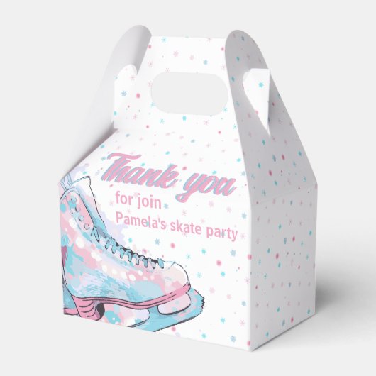 Kunstschaatsfeest Bedankdoosjes (Voorkant Zijde)