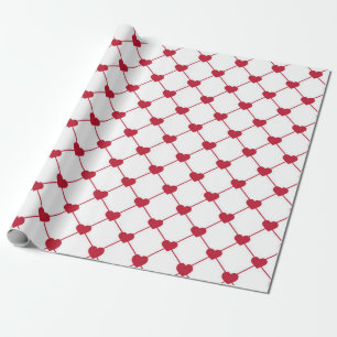 Kunstschattig cadeau van liefde cadeaupapier