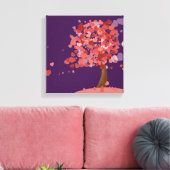 Kunstschattige kunsten canvas afdruk (Insitu (Woonkamer))