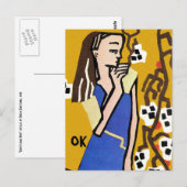 Kunstschau Wien Kunst door Kokoschka Briefkaart (Voorkant / Achterkant)