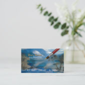 Kunstschilder - Visitekaartje (Staand voorkant)