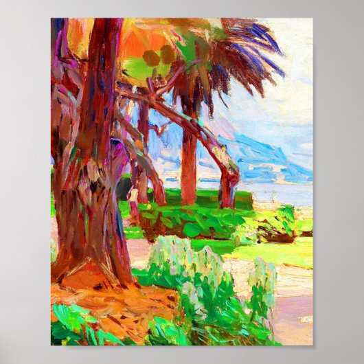 Kunstschilderij van Carl Moll Poster (Voorkant)