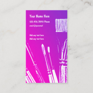 Kunstschilders Visitekaartjes OntwerpSjabloon