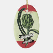 kunstschildpad kerst keramisch ornament (Rechts)