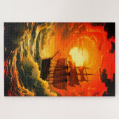 kunstschip legpuzzel (Horizontaal)
