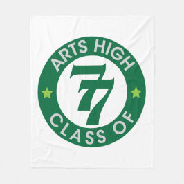 Kunstscholen van 77 Logo Fleece Deken