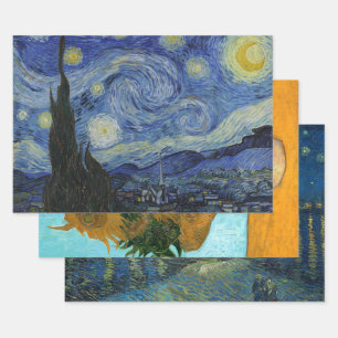  kunstselectie van Vincent van Gogh Inpakpapier Vel