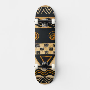 Kunstskateboard van Afrikaanse stammen Skateboard