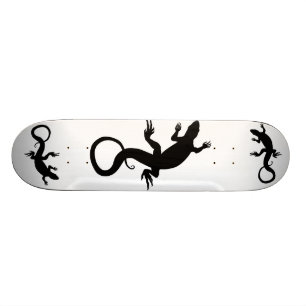 Kunstskateboard van hagedis skateboard