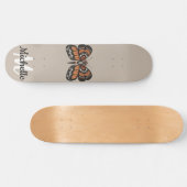 Kunstskateboarddek — vlinder skateboard (Horizontaal)