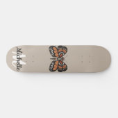 Kunstskateboarddek — vlinder skateboard (Horizontaal)