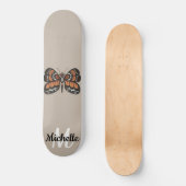 Kunstskateboarddek — vlinder skateboard (Voorkant)