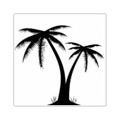 Kunststemmen voor hout/palmbomen 	rubberstempel (Afrduk)