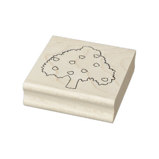 Kunststempel Apple Tree Rubberstempel