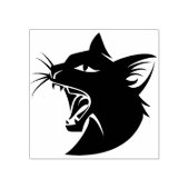 kunststempel op de leeuw rubberstempel (Afrduk)