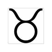 kunststempel taurus symbool 	rubberstempel (Afrduk)