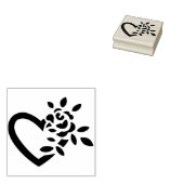 kunststempel voor bloem rubberstempel (Gestempeld)