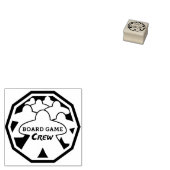 Kunststempel voor bordspelbemanning 	rubberstempel (Gestempeld)