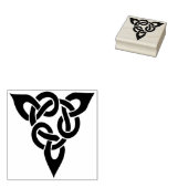 kunststempel voor celtic knot driehoek 	rubberstempel (Gestempeld)