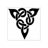 kunststempel voor celtic knot driehoek 	rubberstempel (Afrduk)