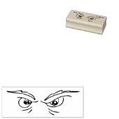 Kunststempel voor de afbeelding van de ogen 	rubberstempel (Gestempeld)