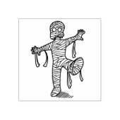 kunststempel voor de illustratie van kind 	rubberstempel (Afrduk)