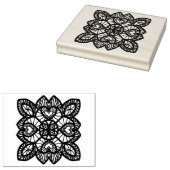 Kunststempel voor illustratiepatroon met loopvlakk 	rubberstempel (Gestempeld)