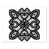 Kunststempel voor illustratiepatroon met loopvlakk 	rubberstempel (Afrduk)