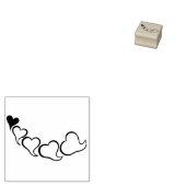 Kunststempel voor kettingillustratie 	rubberstempel (Gestempeld)