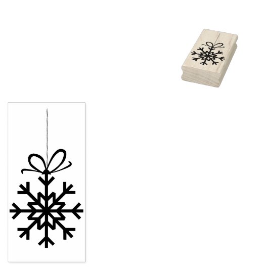 kunststempel voor snowflake 	rubberstempel (Gestempeld)