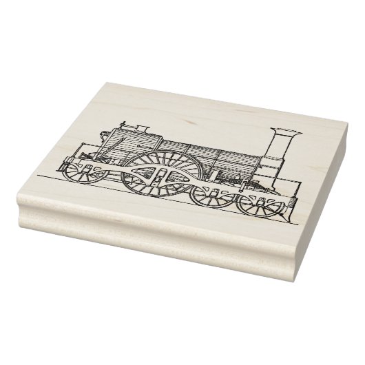 Kunststempel voor Westerne Express Train Engine Rubberstempel (Stempel)