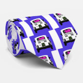 Kunststijl pop Fiat 500 Stropdas (Opgerold)