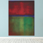 Kunststijl van Mark Rothko Canvas Afdruk (Insitu (Houten vloer))