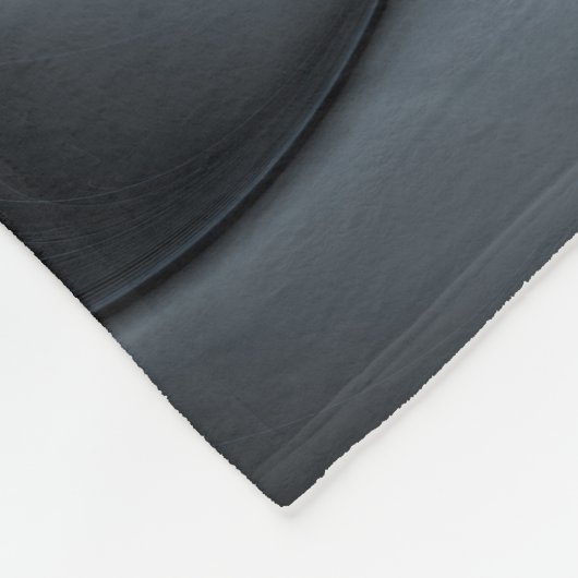 Kunststof Blauw Grijs 3D Fractal Art Modern Abstra Fleece Deken (Hoek)