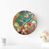 Kunststof bloem grote klok (Huis)