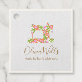 Kunststof en ontwerper bedankjes labels