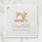 Kunststof en ontwerper bedankjes labels (Voorkant)