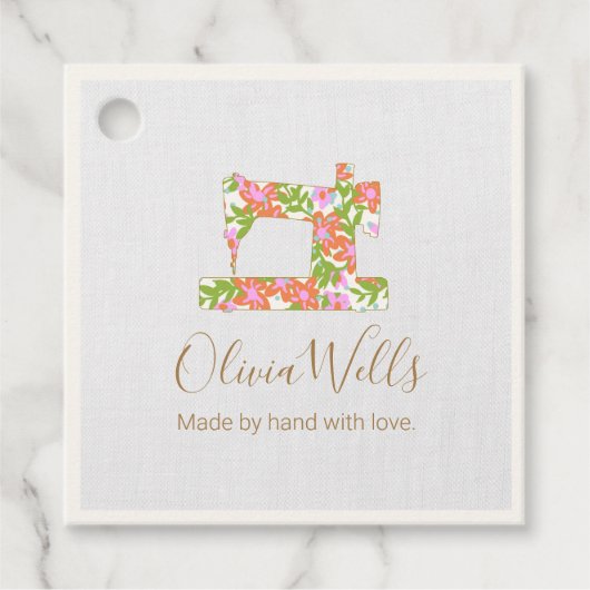 Kunststof en ontwerper bedankjes labels (Voorkant)